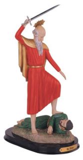 12 inch saint elias religious figurine decoration