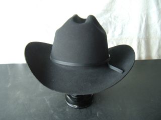Eddy Bros Western Cowboy Cowgirl Horse Show Hat Black XX Fur Blend