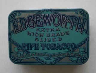 old edgeworth empty tobacco tin