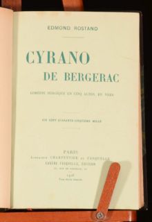 de Bergerac; Comedie Heroique en Cinq Actes en vers by Edmond Rostand