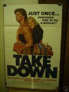 Take Down OS Movie Poster Edward Herrmann Lorenzo Lamas