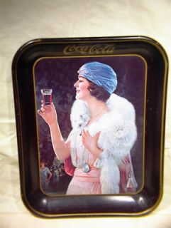 1973 Coca Cola Tray Remake Girl in The Blue Turban