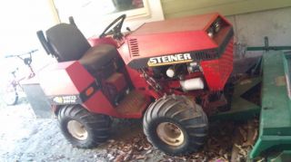 Steiner Tractor Commercial Mower Hydrostatic Drive 4WD w Kubota Engine