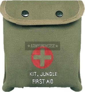 Olive Drab M 1 Jungle First Aid Red Cross Pouch (Item # 8326)