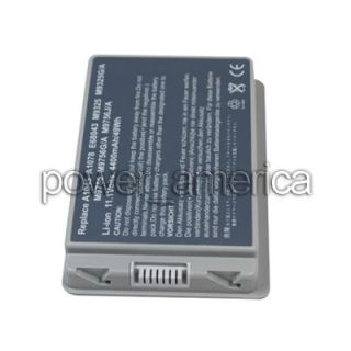 New 6Cell Battery for Apple PowerBook G4 15 Aluminum A1045 A1078
