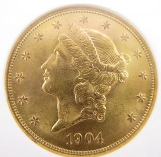  1904 s NGC MS 63 Gold Double Eagle $20