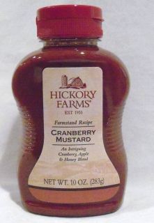 Hickory Farms Cranberry Mustard 10 Oz