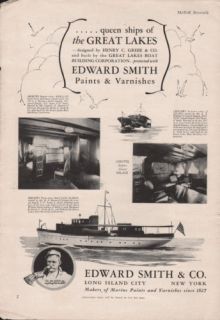 1933 Edward Smith Boat Margo Rhea III Solace Paint Fish