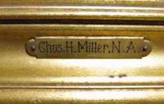 Charles Henry Miller N A B 1842 American Long Island NY Listed