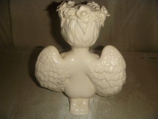 porcelain kneeling angel signed by laraine eggleston