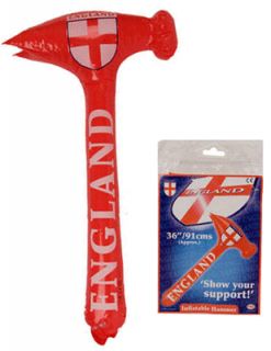England George Cross 36 Inflatable Hammer Rugby World Cup European