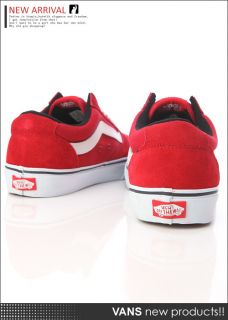 BN Vans TNT 5 DK Scarlet White Skateboard Shoes V70