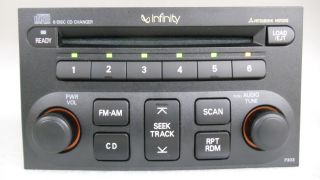 New 03 04 05 Mitsubishi Eclipse 6 Disc CD Changer Radio Infinity P303