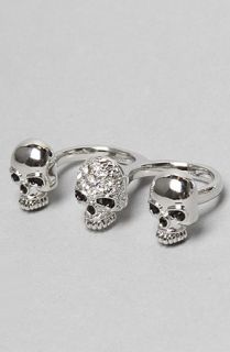 Soho Collection The Two Finger Skull Ring