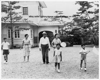 1959 Japanese Emperor Hirohito and Family Photograph