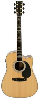 Martin DC Aura Cutaway Acoustic Electric Guitar with Hard Case