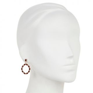 Technibond® Marquise Cut Gemstone Oval Drop Earrings at