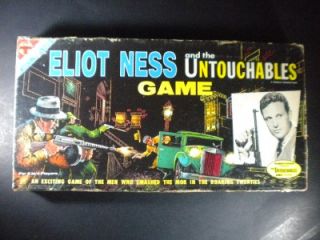 1961 Vintage Eliot Ness The Untouchables Gangster Board Game
