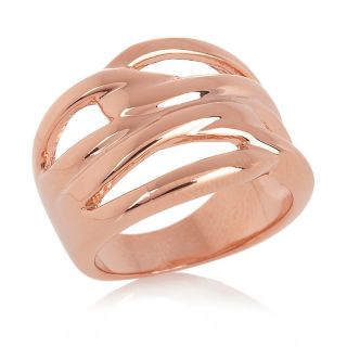 Jewelry Rings Fashion Stately Steel Interlocking Band Ring