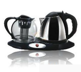 New 2in1 Electric Kettle Water Heater Tea Pot Set 112