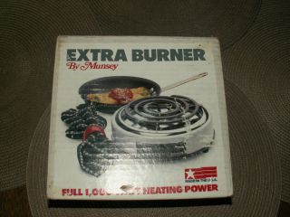 Extra Burner by Munsey Electric Hot Plate