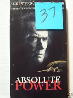 Absolute Power Clint Eastwood Ed Harris VHS VCR Tape