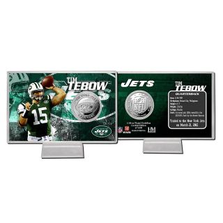  Fan New York   AFC 2012 NFL Silver Plated Coin Card   Tim Tebow