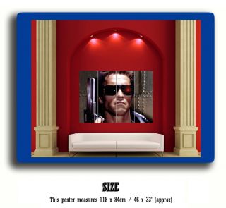Arnold Schwarzenegger Terminator Cult Movie Classic Giant Poster Print