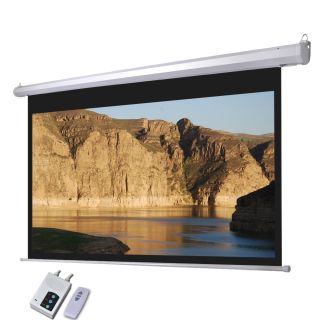 100 16 9 Electric Projector Projection Screen 87x49 RC Motorized