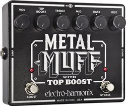 New Electro Harmonix Metal Muff with Top Boost Distortion Effects