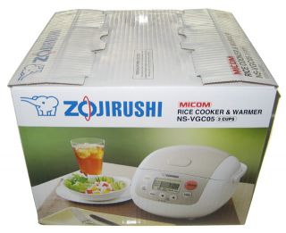  Zojirushi NS VGC05 Micom 3 Cup Electric Rice Cooker 23596205116