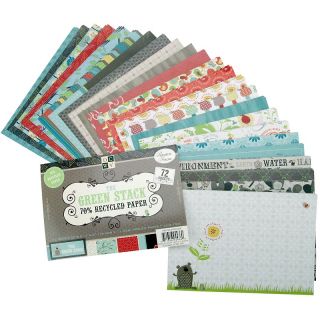 Die Cuts With A View The Green Stack 70% Recycled Mat Stack   72 Sh
