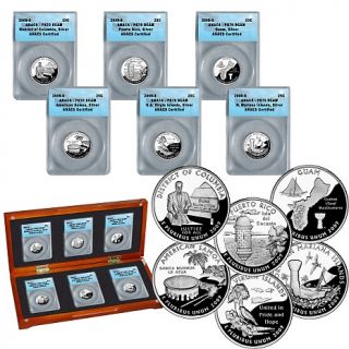 2009 US State, DC and Territory Quarters   PR70 ANACS Silver