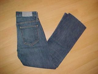 New Womens Elizabeth and James Textile Joni Crop Cut Off Jeans