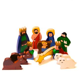 Bajalia Sri Lanka Nativity Set   12 Piece