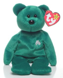TY ERIN St. Patricks Day Irish Teddy Bear Beanie Baby ~ MINT TAGS