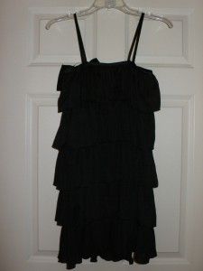 Erin Fetherston for Target Black Tiered Layered Dress 1 Juniors