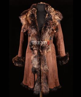 Elizabeth Brown Ladies Womens Real Toscana Sheepskin Leather Jacket