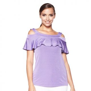  brand off the shoulder banded flounce top rating 13 $ 10 00 s h $ 1 99