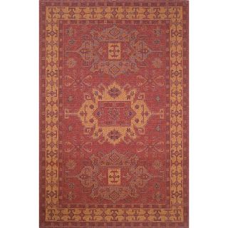  Rugs Bordered Rugs Liora Manné Tropez Kelim Red Rug   23 x 211