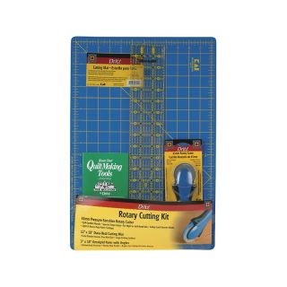  Rotary Cutters Rotary Cutting Kit with 12 x 18 Mat & 3 x 18 Ruler