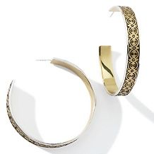 statements by amy kahn russell engraved hoop earrings $ 13 97 $ 39 90