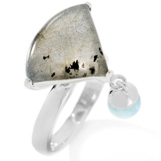  spanish fan labradorite and sterling silver ring rating 20 $ 13 97 s h