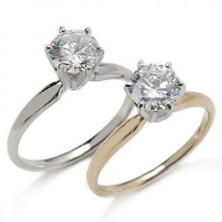 Jewelry Rings Bridal Engagement 1ct Absolute™ 14K Round 6 Prong