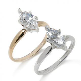 Absolute 14K Gold Marquise Cut 6 Prong Solitaire Ring at