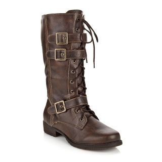  tall lace up boot with straps rating 15 $ 59 95 or 2 flexpays of $ 29