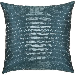 18 x 18 City Lights Pillow   Peacock Blue/Teal