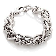  box $ 29 90 stately steel evil eye cable link 7 1 4 bracelet $ 16 95