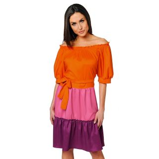  iman global chic 3 tier colorblock dress rating 17 $ 17 98 s h $ 5 20