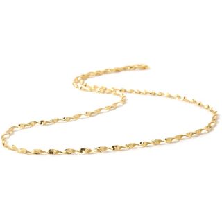 Technibond® Twisted Herringbone 18 Chain Necklace